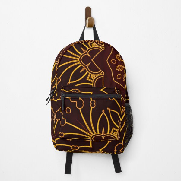 Item preview, Pistil and flower batik Pattern,  floral art pattern with Luxury brown style         designed and sold by WestandPineP.