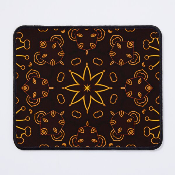 Item preview, Pistil and flower batik Pattern,  floral art pattern with Luxury brown style      designed and sold by WestandPineP.