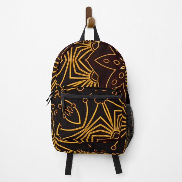 Item preview, Pistil and flower batik Pattern,  floral art pattern with Luxury brown style   designed and sold by WestandPineP.
