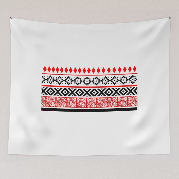 Item preview, red flower batik   s   designed and sold by WestandPineP.