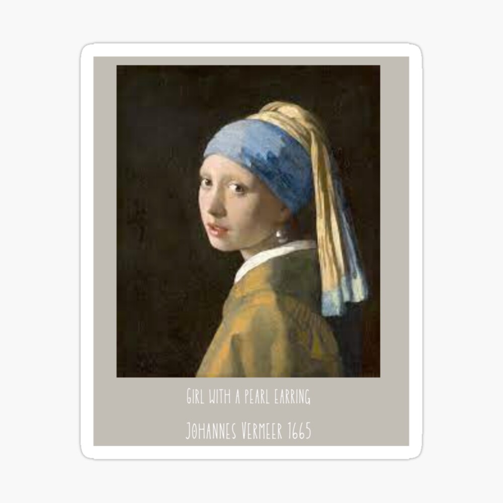 Girl With A Pearl Earring Vermeer Classic Meme Poster For Sale By ...