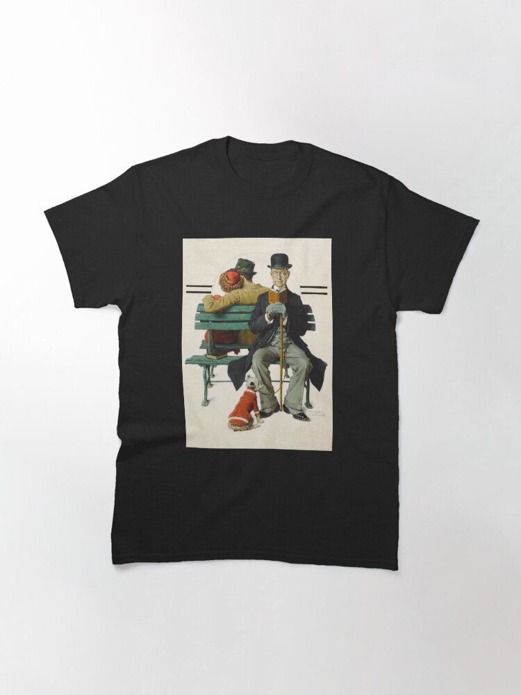 For Mens Womens Art Print Norman Rockwell Paintings Awesome For Movie Fans  | Classic T-Shirt