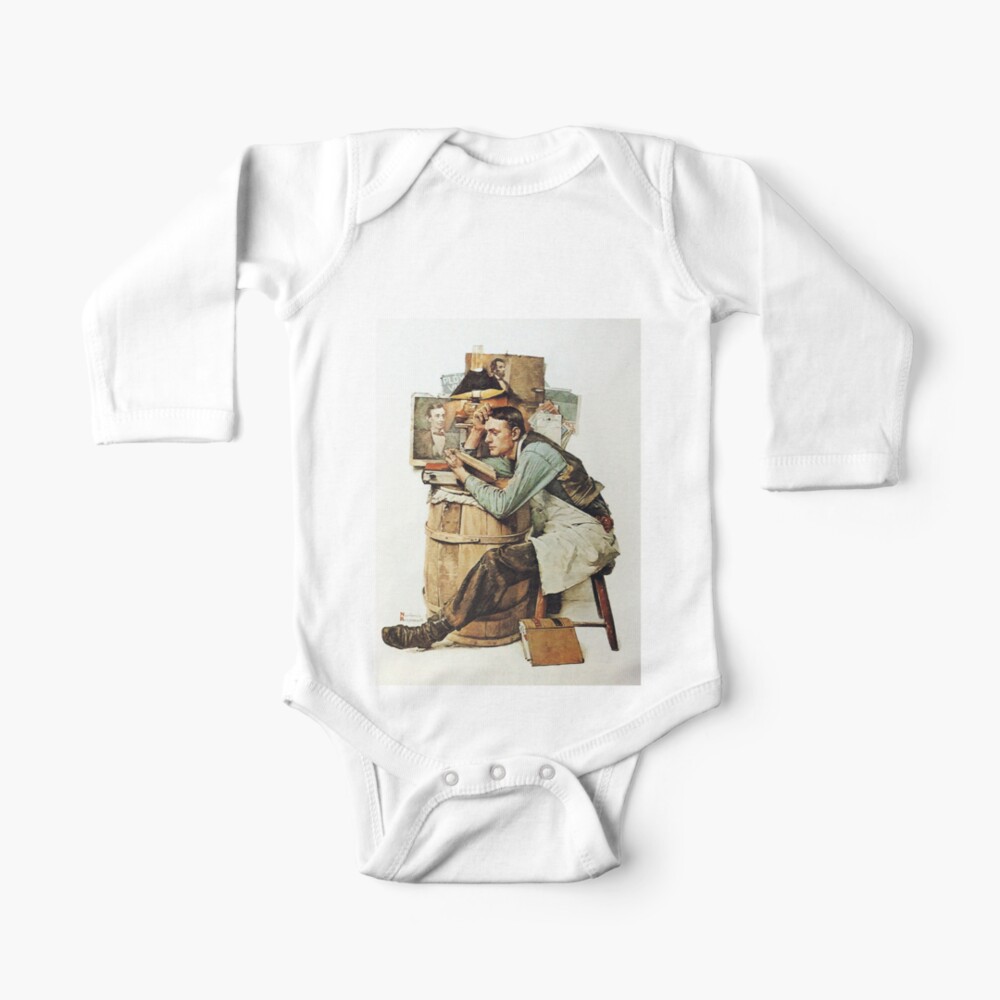 For Mens Womens Norman Rockwell Paintings Gifts Movie Fan Baby