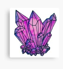 crystal cluster Canvas Print