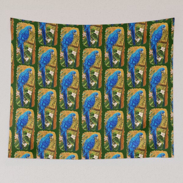 Item preview, BLUE MACAW PARROT designed and sold by THE AMERICAN TEEVANGELIST.