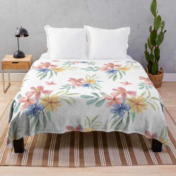 Item preview, Rainbow Tropical Floral designed and sold by elleinadesigns.