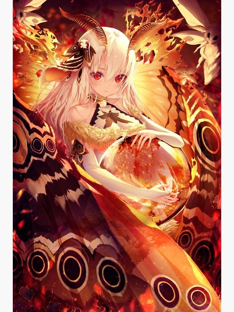 Beautiful Wings || Moth girl 