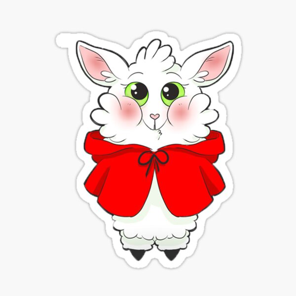 Little Red Riding Hoof Sticker