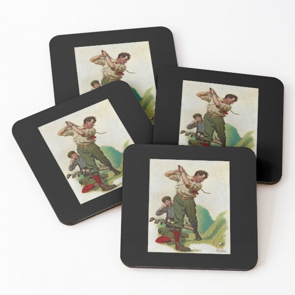 Item preview, Funny Gift For The Golfer 1920 By Norman Rockwell Retro Vintage designed and sold by RickeyKoss.