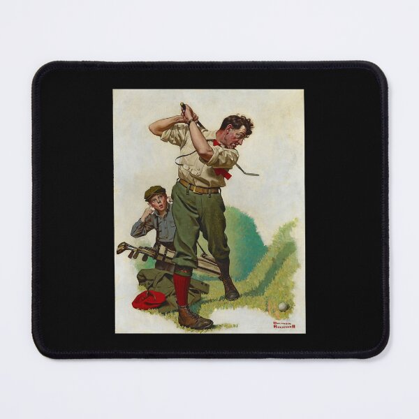 Item preview, Funny Gift For The Golfer 1920 By Norman Rockwell Retro Vintage designed and sold by RickeyKoss.