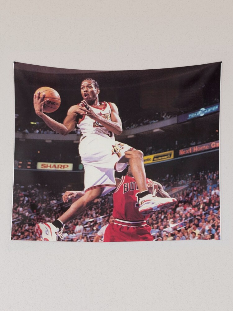Allen Iverson Jersey Poster for Sale by RatTrapTees