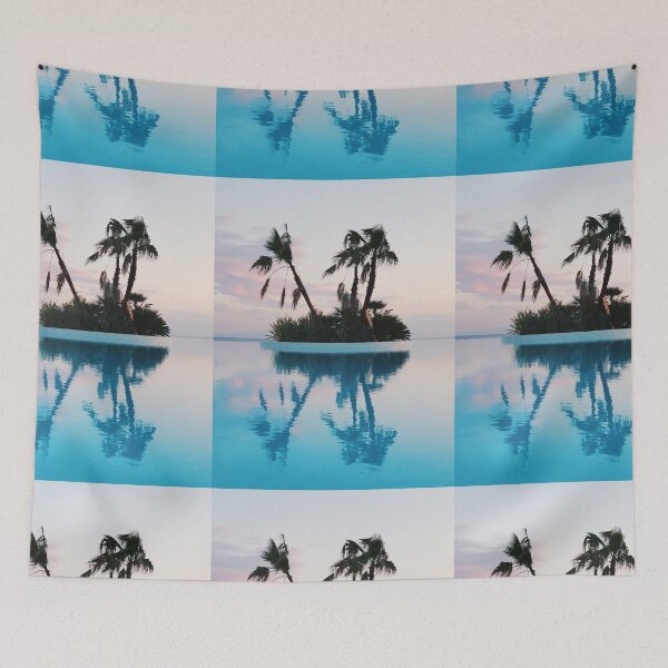 Item preview, Tropical Palm Tree Pool designed and sold by newburyboutique.