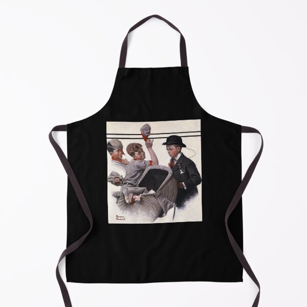 Item preview, Gifts For Women Boy With Baby Carriage 1916 By Norman Rockwell Graphic For Fans designed and sold by RickeyKoss.