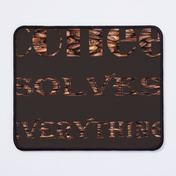 Item preview, Coffee solves everything  designed and sold by hagrashraf.
