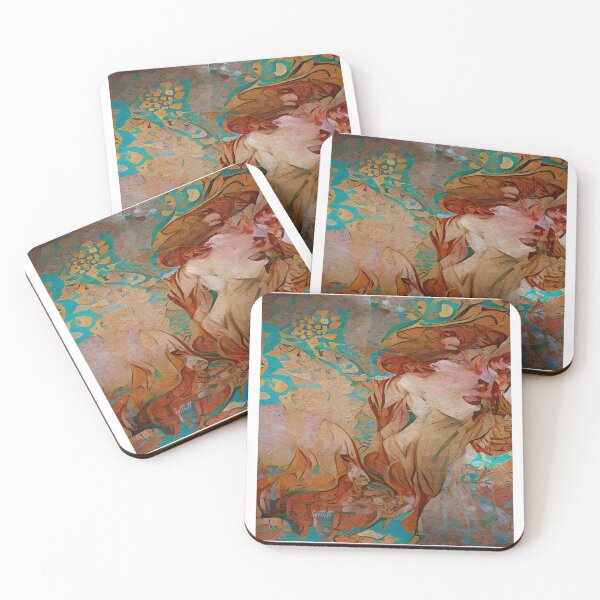 Item preview, Vintage style Colorful Pretty Abstract Art designed and sold by CattlettArt.