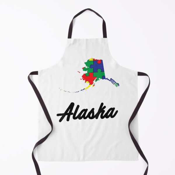 Item preview, Autism Awareness Day Alaska Puzzle Pieces Gift Tee designed and sold by MILESPTY434.