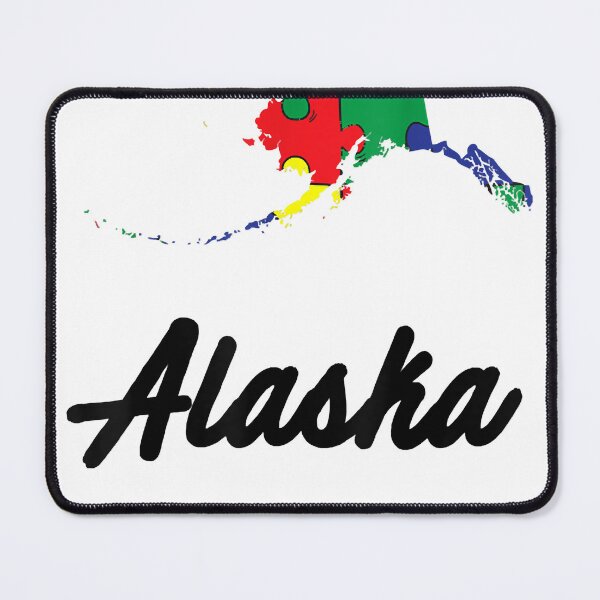 Item preview, Autism Awareness Day  Alaska Puzzle Pieces Gift Tee designed and sold by MILESPTY434.