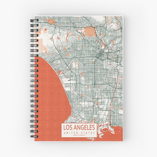 Item preview, Los Angeles City Map of California, USA - Bohemian designed and sold by deMAP.