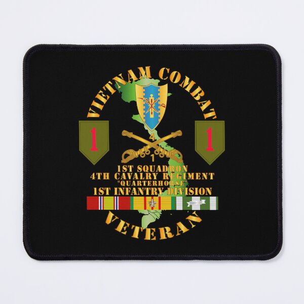 Item preview, Army - Vietnam Combat Infantry Vet - 1st Squadron 4th Cav - 1st Inf Div SSI designed and sold by Military Insignia Products.