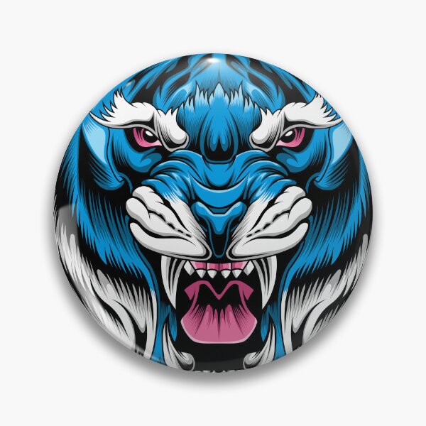 Item preview, Blue Tiger Head designed and sold by Marciano Graphic.