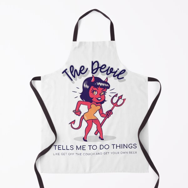 Item preview, The Devil tells me to do things funny shirt. designed and sold by WindsorTees.
