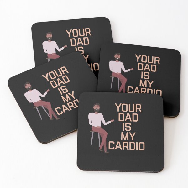 Item preview,   Your Dad Is My Cardio designed and sold by ZubiyaArt.