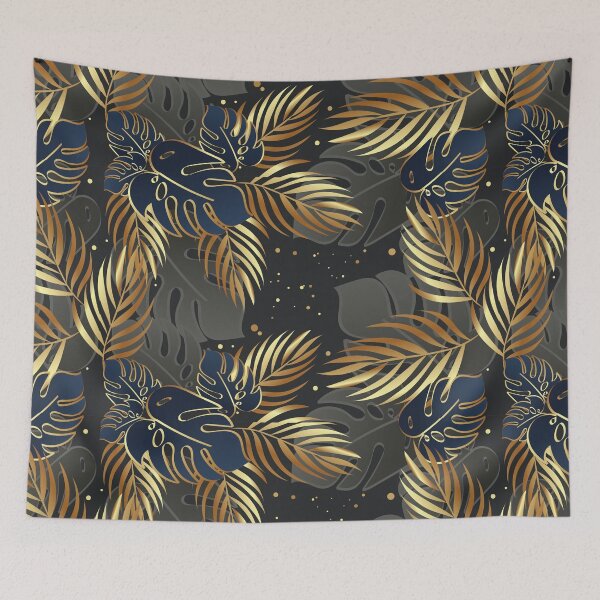 Item preview, Luxury Hawaiian Tropical Leaves Seamless Pattern designed and sold by GeeHanz.
