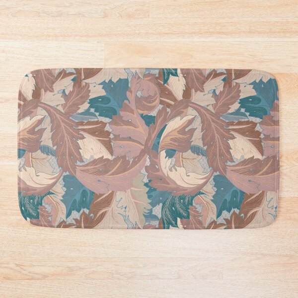 Item preview, Rose Teal Flourish Baroque Patterns designed and sold by GeeHanz.