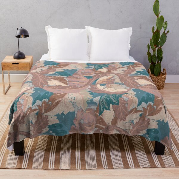 Item preview, Rose Teal Flourish Baroque Patterns designed and sold by GeeHanz.