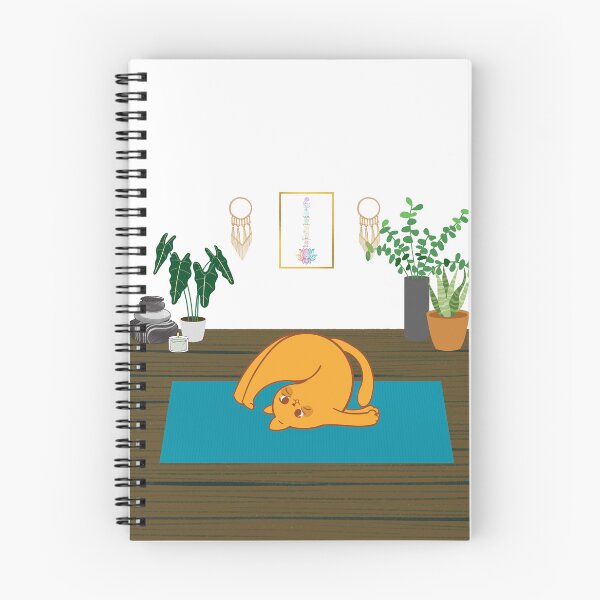 Item preview, Orange Cat Yoga Studio  designed and sold by WhimsyMarie.