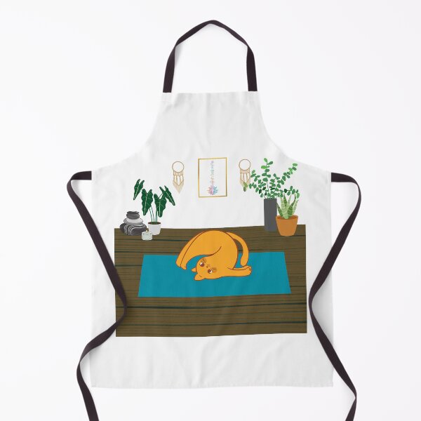 Item preview, Orange Cat Yoga Studio designed and sold by WhimsyMarie.