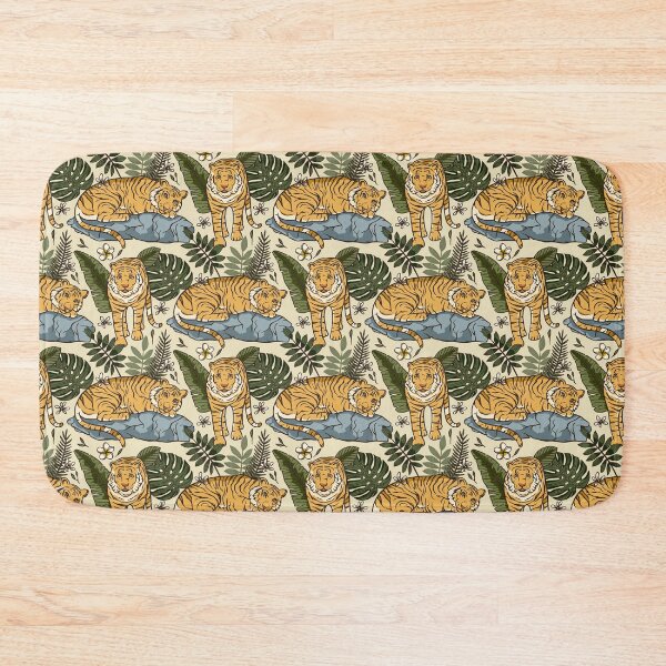 Item preview, Tiger Pattern with Monstera Leaves designed and sold by Naturalist Prints.