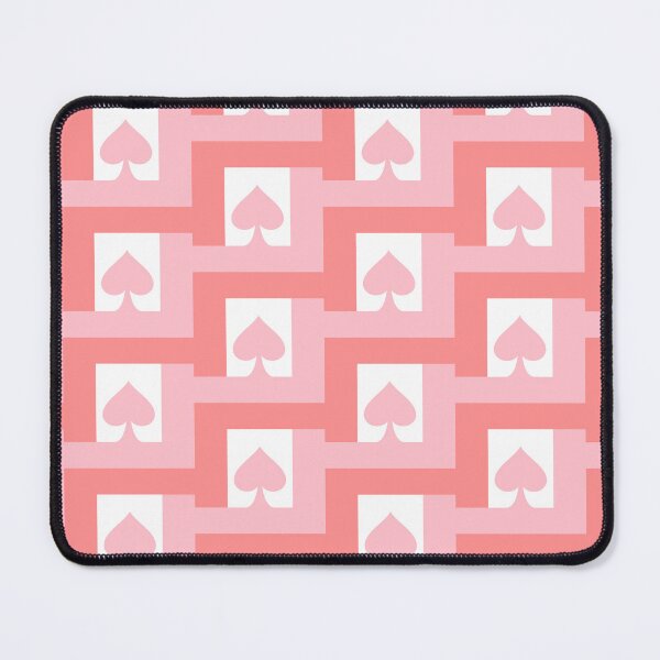 Item preview, Aesthetic Pink and White Spade Geometric Pattern designed and sold by quinellie.