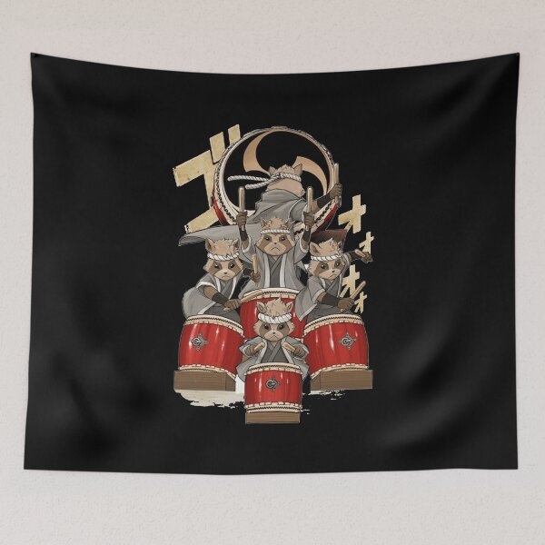 Item preview, Taiko Tanuki play drum designed and sold by shopAJVDS.