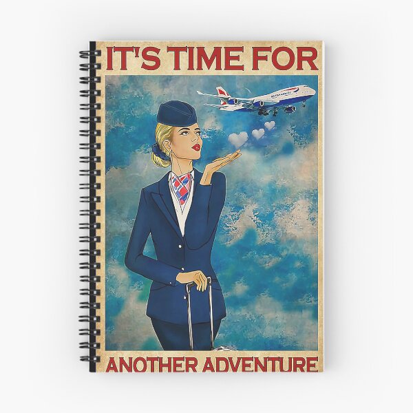 Item preview, Time For New Adventure Flight Attendant designed and sold by vasalomeya93.