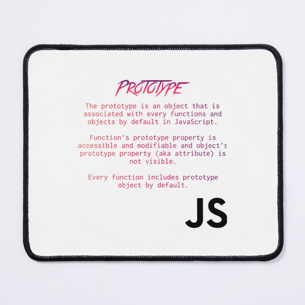 "JavaScript Prototype CheatSheet Cheat Sheet Handy " Mouse Pad by ...