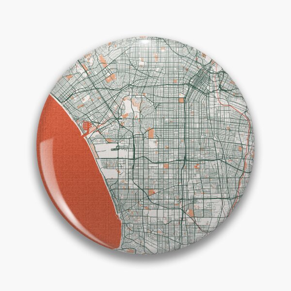 Item preview, Los Angeles City Map of California, USA - Bohemian designed and sold by deMAP.