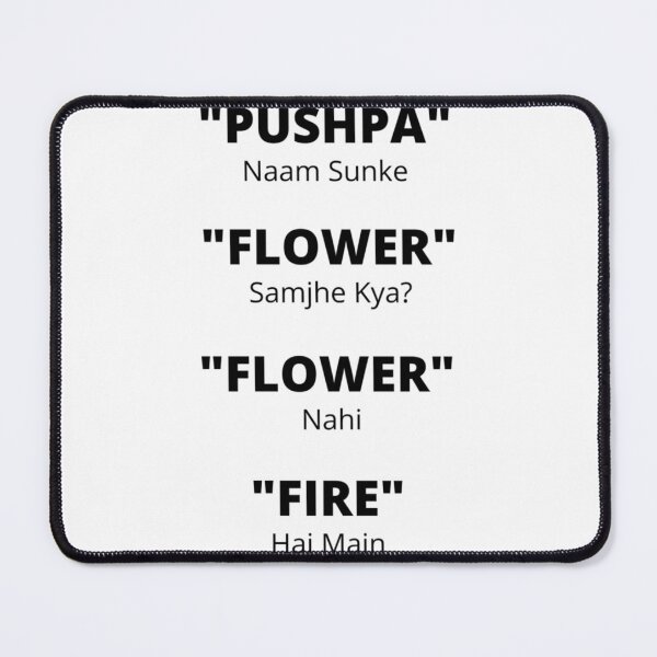 Item preview, Pushpa movie dialogue   designed and sold by PunjabSts.