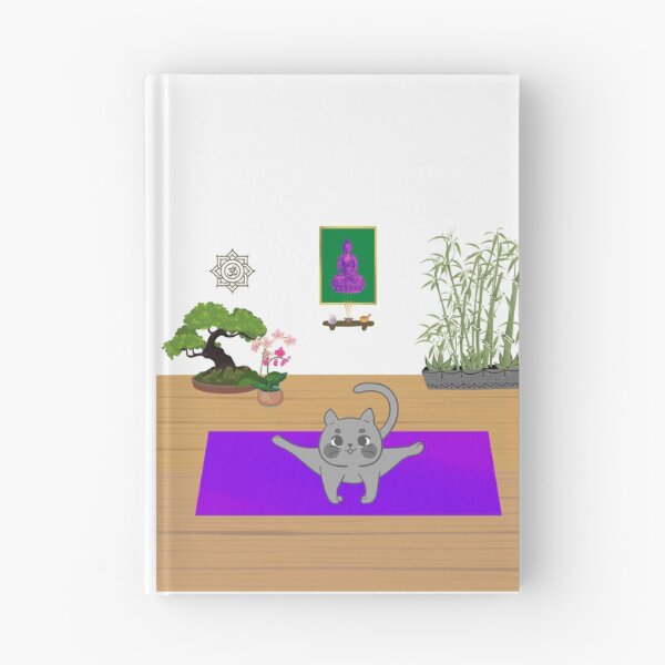 Item preview, Grey Cat Yoga Studio designed and sold by WhimsyMarie.