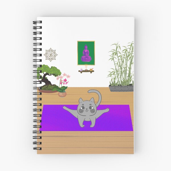 Item preview, Grey Cat Yoga Studio designed and sold by WhimsyMarie.