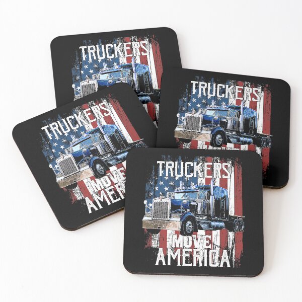 Item preview, Trucker American Flag Truck Driver Shirt Truck Driver Gift  designed and sold by osborange.