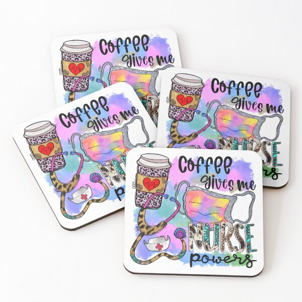 Item preview, Coffee Gives Me Nurse Powers designed and sold by dalypdesign.