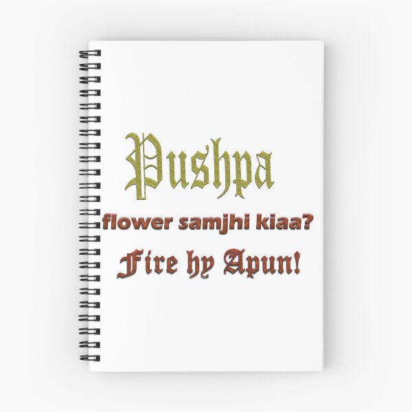 Item preview, Pushpa Nam Sun k Flower, Allu Arjun   designed and sold by PunjabSts.