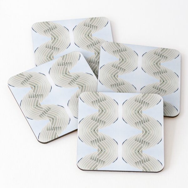 Item preview, Geometric Vibes - Beige and Sky Blue CP22046 designed and sold by Carina Parry Studios.