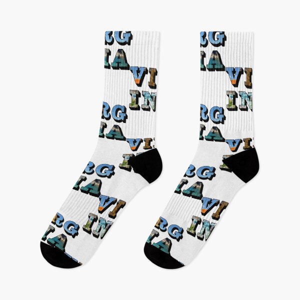 Item preview, Virginia w/ National Landmarks designed and sold by Pajamurai.