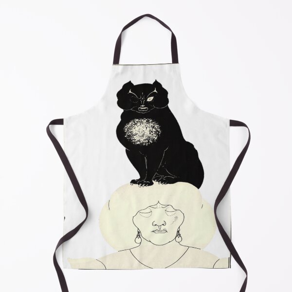 Item preview, Black japonais cat, old art  designed and sold by LuxeBuzz.