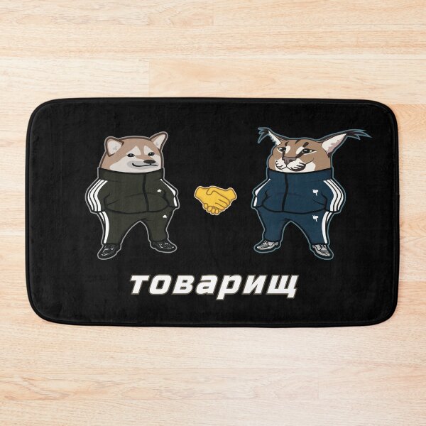 Item preview, Slav Cheebs Floppa Friendship (on black) designed and sold by Rzera-.