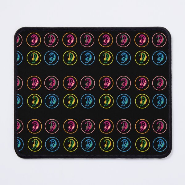 Item preview, Deaf Colorful Vibrant Hard of Hearing Cute Icon Circles | Artistic Hearing loss hearing Impaired Message Mask Sign Sticker Set Pop Art designed and sold by ibeargifts.