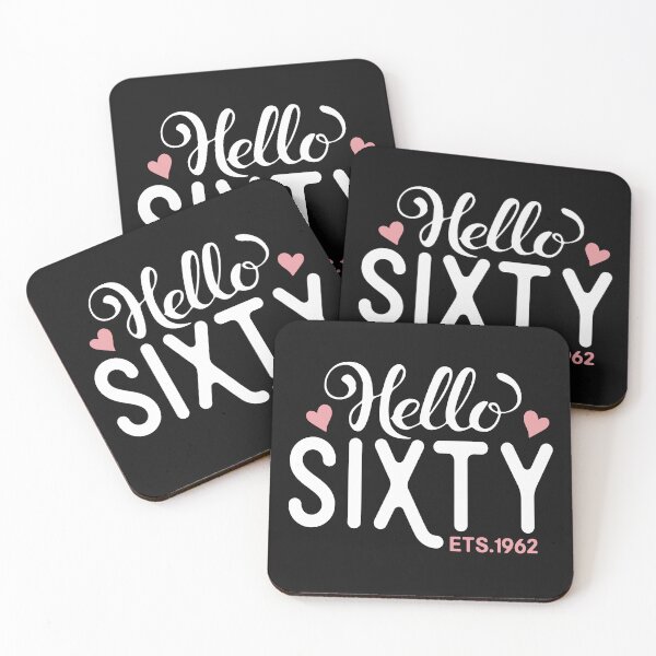 Item preview, Hello Sixty Estimated 1962 60th Birthday Funny Gift  designed and sold by alenaz.