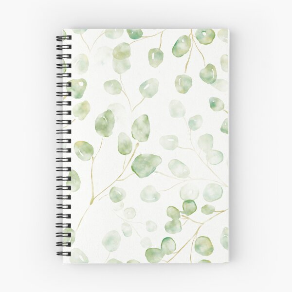 Item preview, Watercolor green leafes floral pattern designed and sold by see-the-fox.